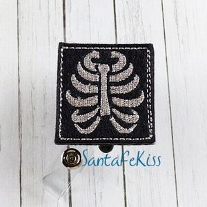 Silver X-ray Radiologist Felt Badge Reel